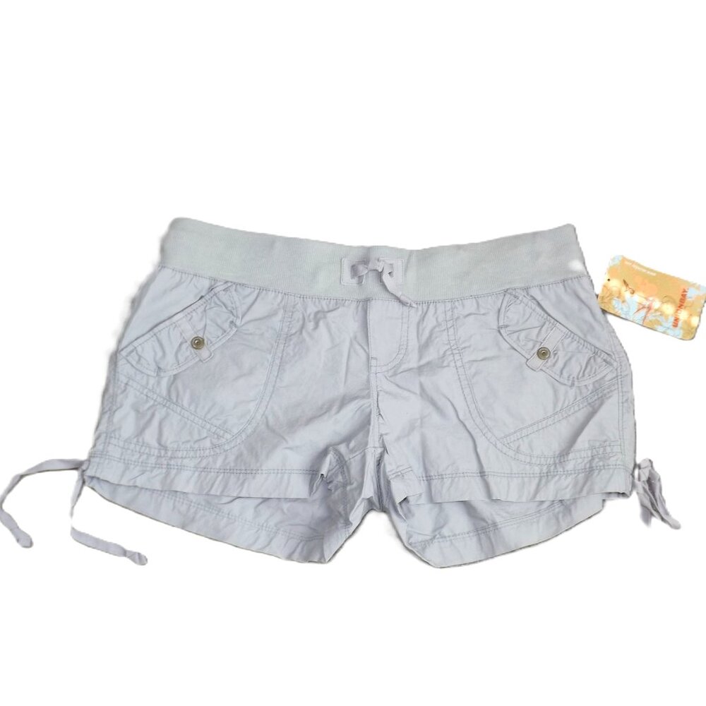 Unionbay Cargo Shorts Women's Juniors Sz 9 Drawstring Elastic Waist Y2K NWT